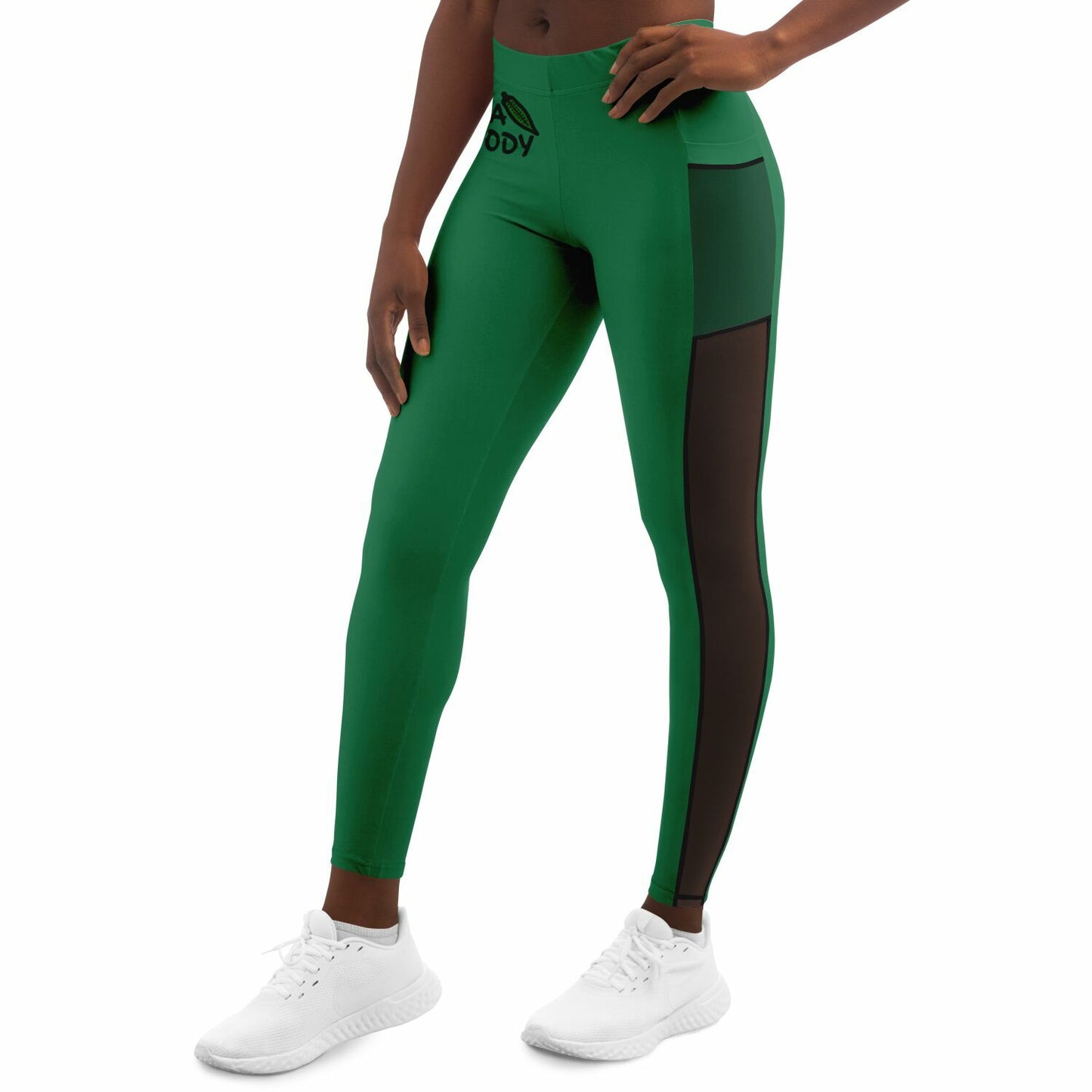 Okra Body - Mesh Pocket Legging