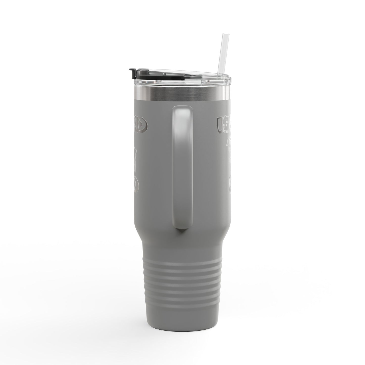 40oz Insulated Travel Mug — Island Kid Stainless Tumbler with Handle & Straw