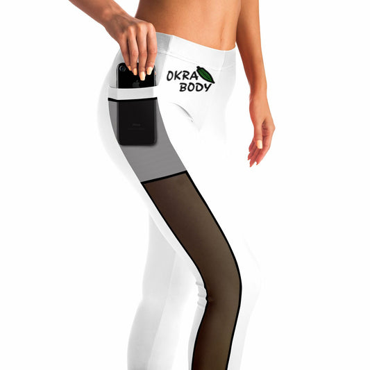 Okra Body - Mesh Pocket Legging