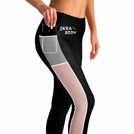 Okra Body - Mesh Pocket Legging