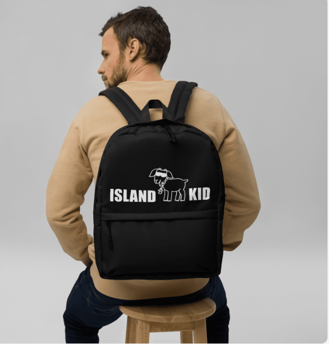 Island Kid Logo Design - Backpack