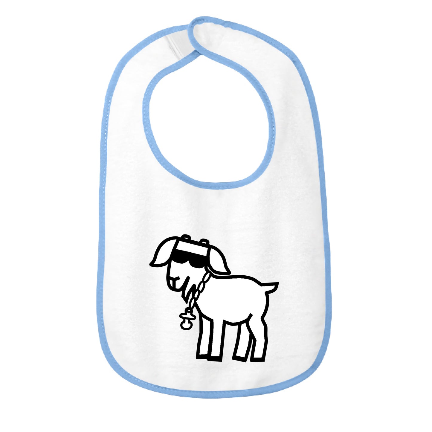 WHITE/LIGHT BLUE - FRONT