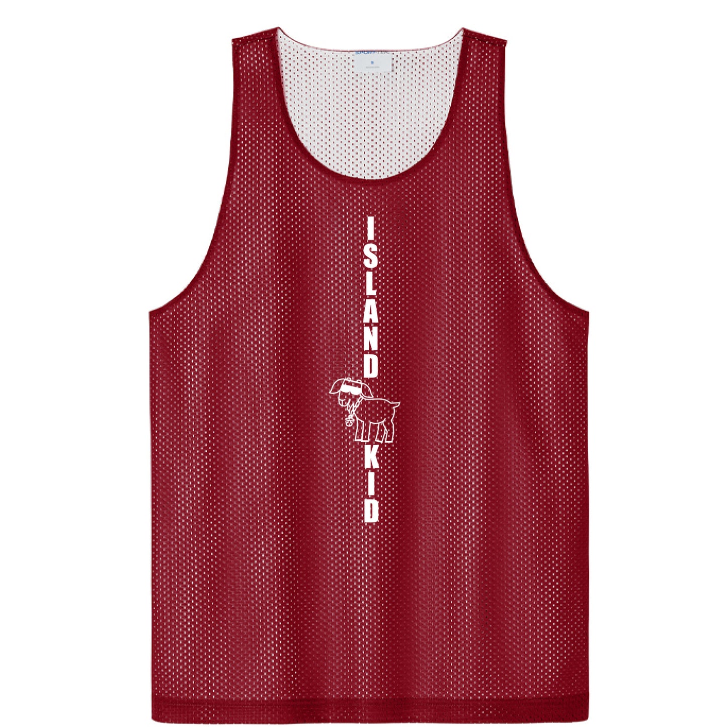 Deep Red/ White - FRONT